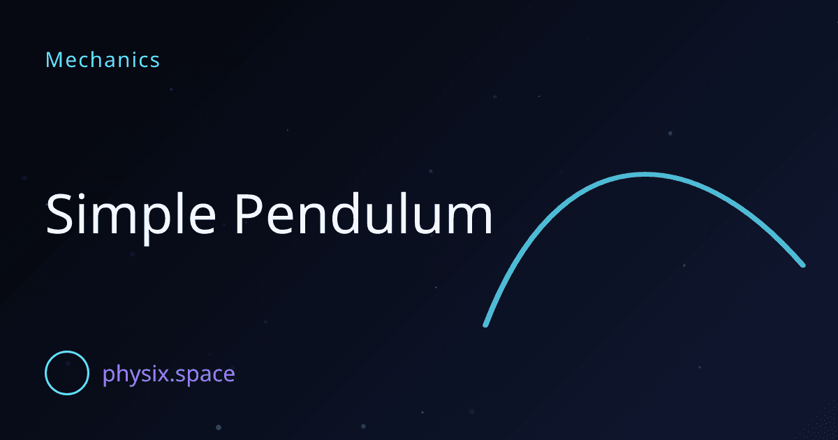 Simple Pendulum thumbnail