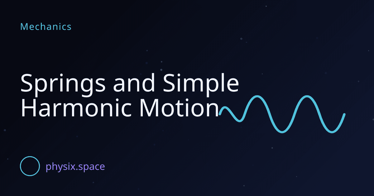 Springs and Simple Harmonic Motion thumbnail